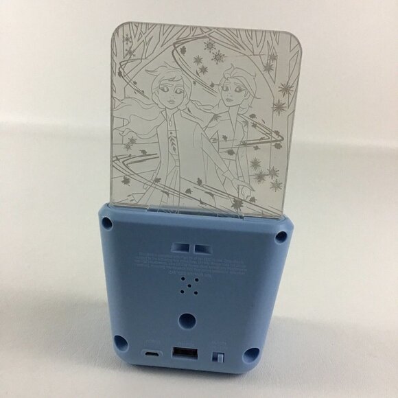 Disney Frozen Light Up Night Glow Alarm Clock Bedside Projection Night Light - Picture 4 of 6